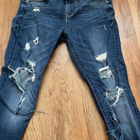 Express distressed legging mid rise jeans size 2 short - Picture 11 of 13